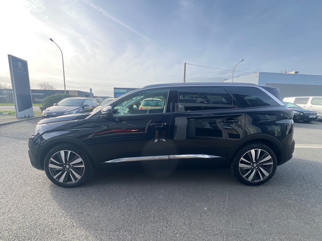 Peugeot 5008 noir - vue côté gauche