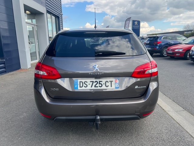 Peugeot 308 sw grise - vue arrière