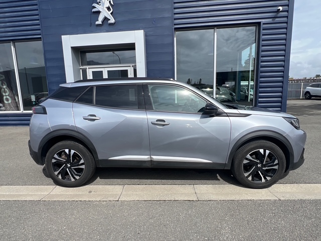 Peugeot 2008 gris - vue côté droit
