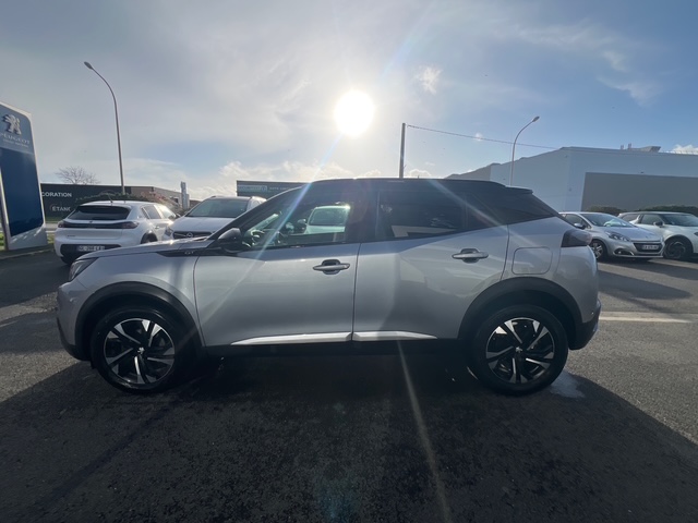 Peugeot 2008 gris - vue côté gauche