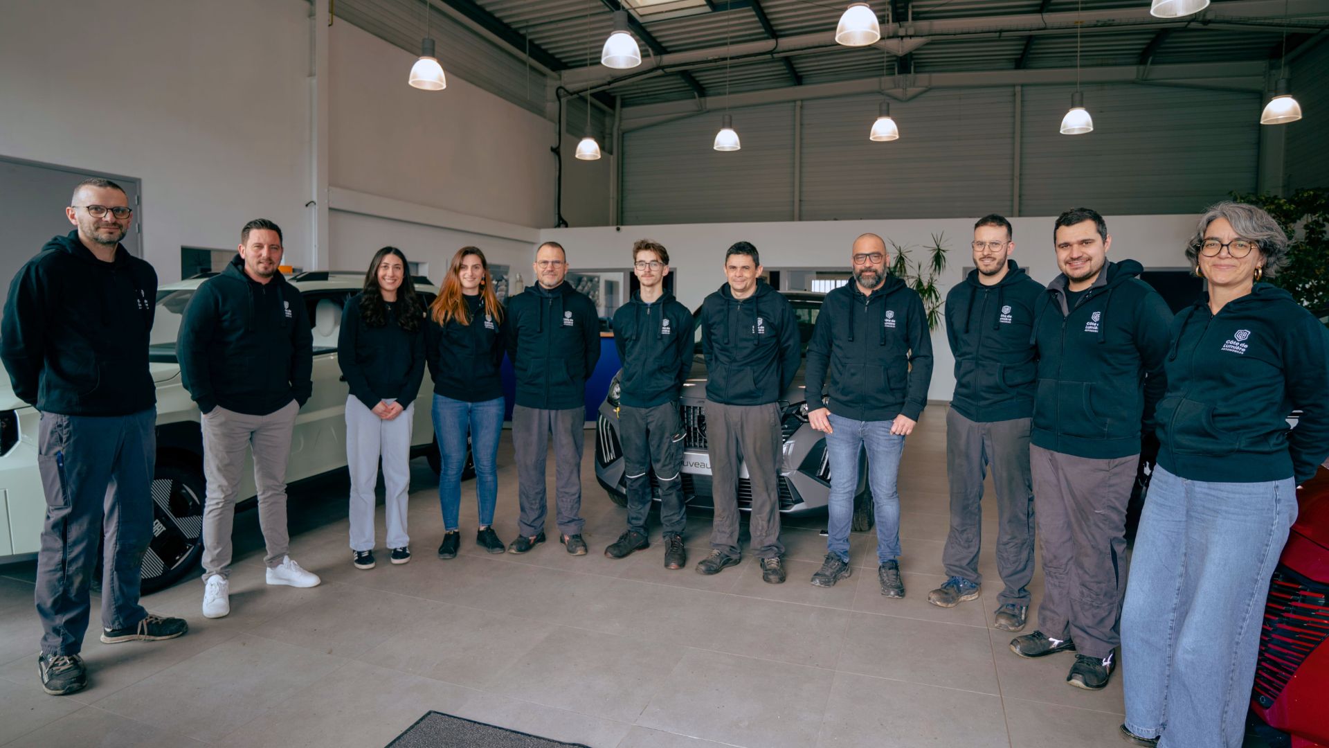 Photo d'équipe du garage Côte de Lumière Automobiles